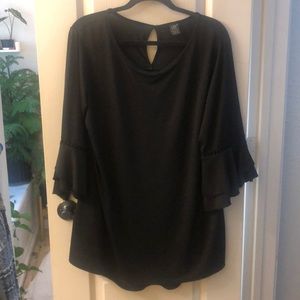 Black Bell sleeve Tunic
